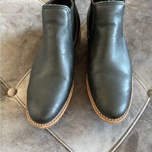 Red Wing Shoes Black Leather Ankle Boots